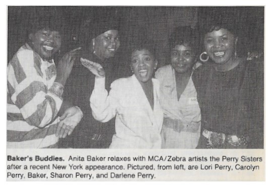 Baker, Anita / 1988: Baker's Buddies - with The Perry Sisters