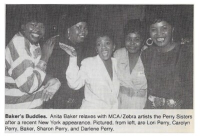 Baker, Anita / Baker's Buddies - with The Perry Sisters / 1988