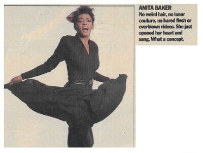 Baker, Anita / No Weird Hair / 1986