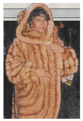Franklin, Aretha / Wearing Fur Coat / 1993