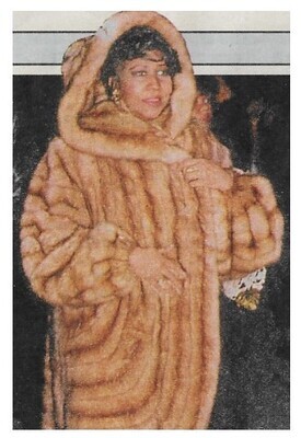 Franklin, Aretha / Wearing Fur Coat / 1993