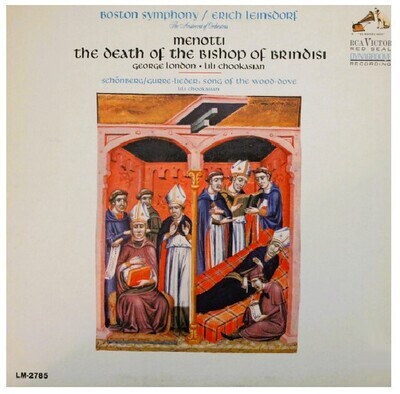 Leinsdorf, Erich / Menotti: The Death of the Bishop of Brindisi / RCA Victor Red Seal LM-2785