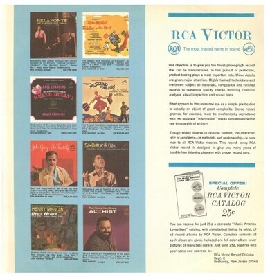 RCA Victor / The Most Trusted Name in Sound / RCA 21-112-1-43D