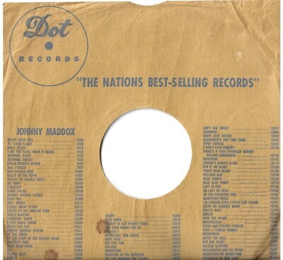 Dot Records / The Nation's Best-Selling Records / Tan-Blue