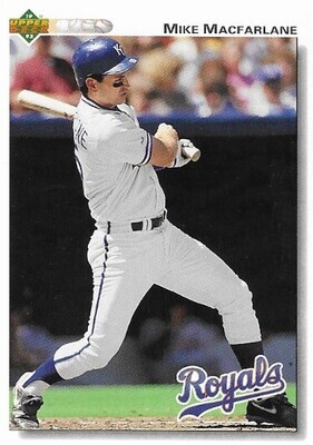 Macfarlane, Mike / 1992 Kansas City Royals / Upper Deck #497