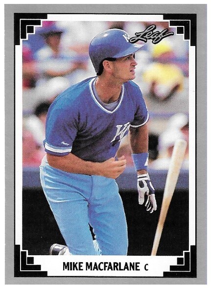 Macfarlane, Mike / 1991 Kansas City Royals / Leaf #30