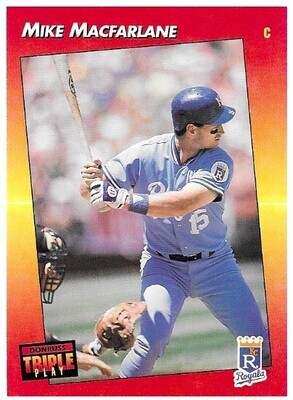 Macfarlane, Mike / 1992 Kansas City Royals / Triple Play #144