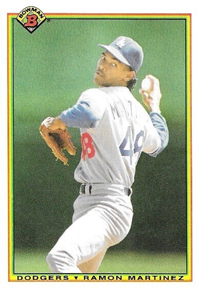 Martinez, Ramon / 1990 Los Angeles Dodgers / Bowman #88