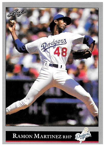 Martinez, Ramon / 1992 Los Angeles Dodgers / Leaf #297