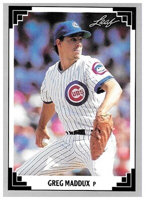 Maddux, Greg / 1991 Chicago Cubs / Leaf #127