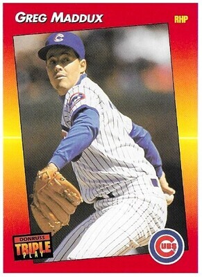 Maddux, Greg / 1992 Chicago Cubs / Triple Play #19