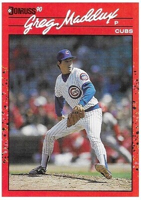 Maddux, Greg / 1990 Chicago Cubs / Donruss #158