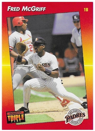 McGriff, Fred / 1992 San Diego Padres / Triple Play #87