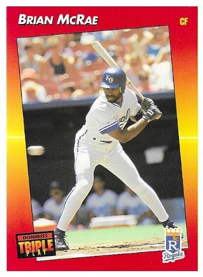 McRae, Brian / 1992 Kansas City Royals / Triple Play #69