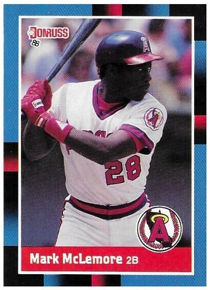 McLemore, Mark / 1988 California Angels / Donruss #181