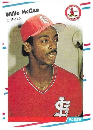 McGee, Willie / 1988 St. Louis Cardinals / Fleer #42