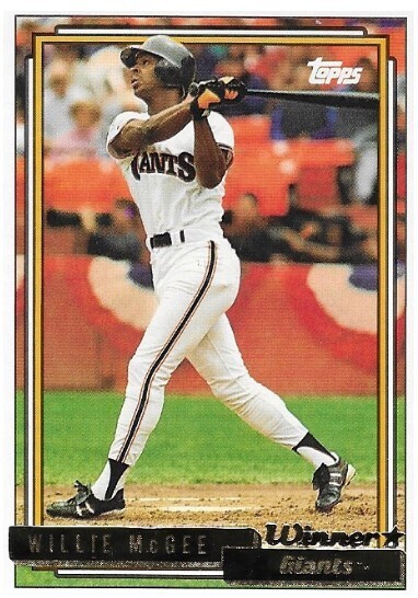 McGee, Willie / 1992 San Francisco Giants / Topps #65