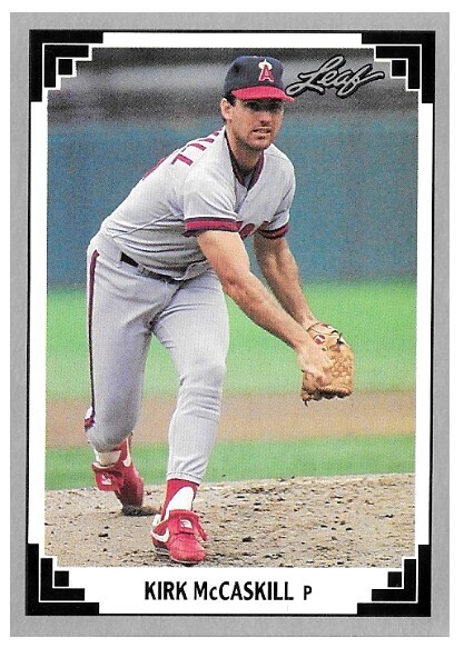 McCaskill, Kirk / 1991 California Angels / Leaf #199