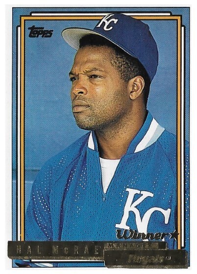 McRae, Hal / 1992 Kansas City Royals / Topps #519