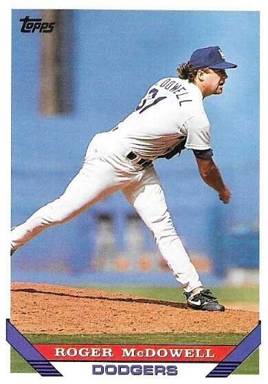 McDowell, Roger / 1993 Los Angeles Dodgers / Topps #39