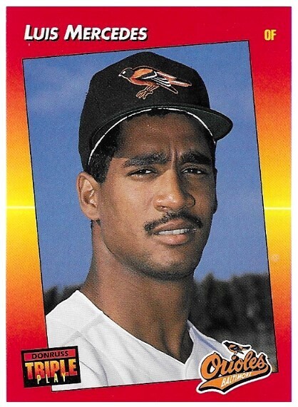 Mercedes, Luis / 1992 Baltimore Orioles / Triple Play #145