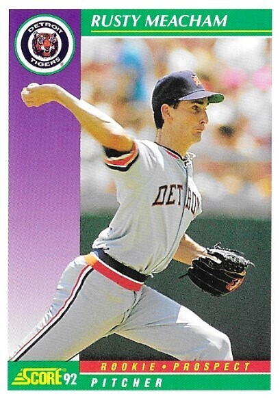 Meacham, Rusty / 1992 Detroit Tigers / Score #395