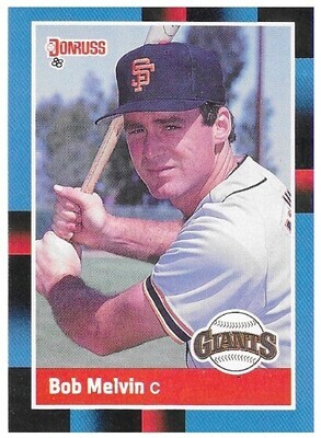 Melvin, Bob / 1988 San Francisco Giants / Donruss #638