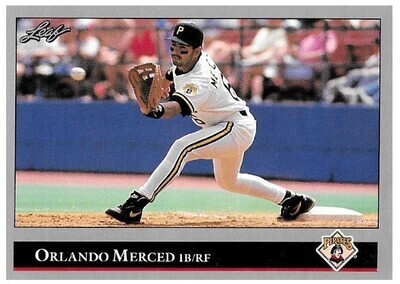 Merced, Orlando / 1992 Pittsburgh Pirates / Leaf #363