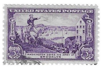 United States / 1951 / Washington Saves His Army at Brooklyn / 3 Cents