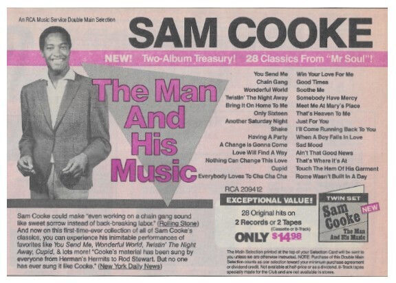 Cooke, Sam / The Man and His Music (1986)