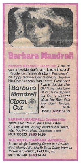 Mandrell, Barbara / Clean Cut / 1984