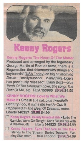 Rogers, Kenny / The Heart of the Matter (1985)