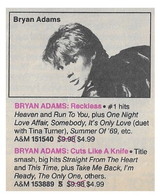 Adams, Bryan / Reckless (1984)