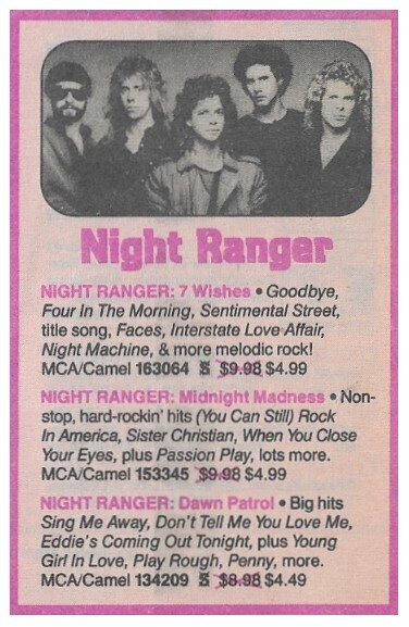 Night Ranger / 7 Wishes (1985)