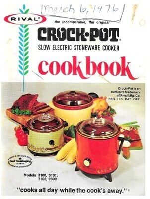 Rival / Crock-Pot - Slow Electric Stoneware Cooker