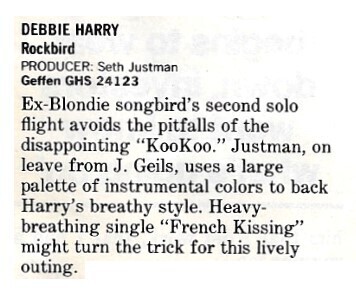 Harry, Debbie / Rockbird (1986)
