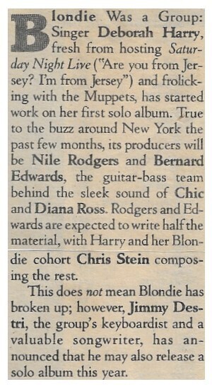 Blondie / Blondie Was a Group (1981)
