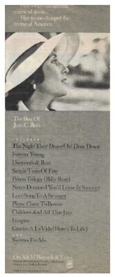 Baez, Joan / The Best of Joan C. Baez (1977)