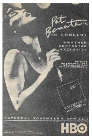 Benatar, Pat / In Concert (HBO) (1983)