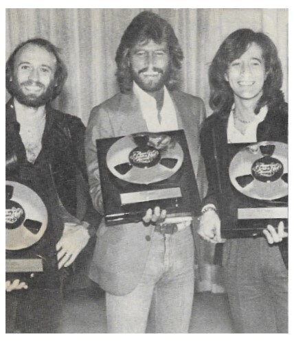 Bee Gees / 1979: All 3 Standing-Holding Awards