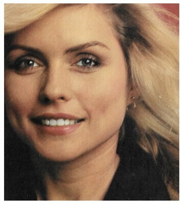 Blondie / Debbie Harry Closeup-Smiling-Black Top (1979)