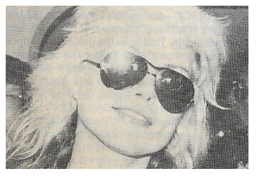 Blondie / 1970s: Debbie Harry Closeup-Sunglasses-Smiling