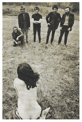 Band, The / Group Photo-Outdoors-Girl in Foreground / 1969