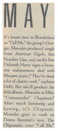 Blondie / 1980: It&#39;s Boom Time in Blondieland