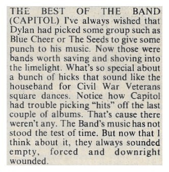 Band, The / The Best of The Band / 1976