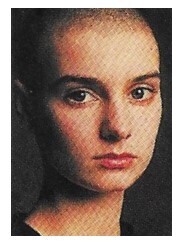O&#39;Connor, Sinead / 1988: Closeup-Wearing Black-Black Background