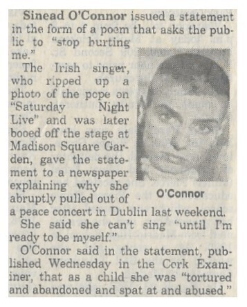 O&#39;Connor, Sinead / 1993: Stop Hurting Me