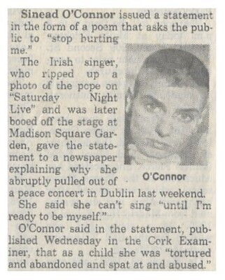 O&#39;Connor, Sinead / 1993: Stop Hurting Me