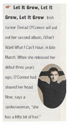 O'Connor, Sinead / 1990: Let It Grow, Let It Grow, Let It Grow