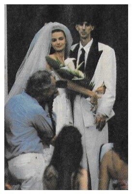 Ocasek, Ric / 1989: At Wedding to Paulina Porizkova